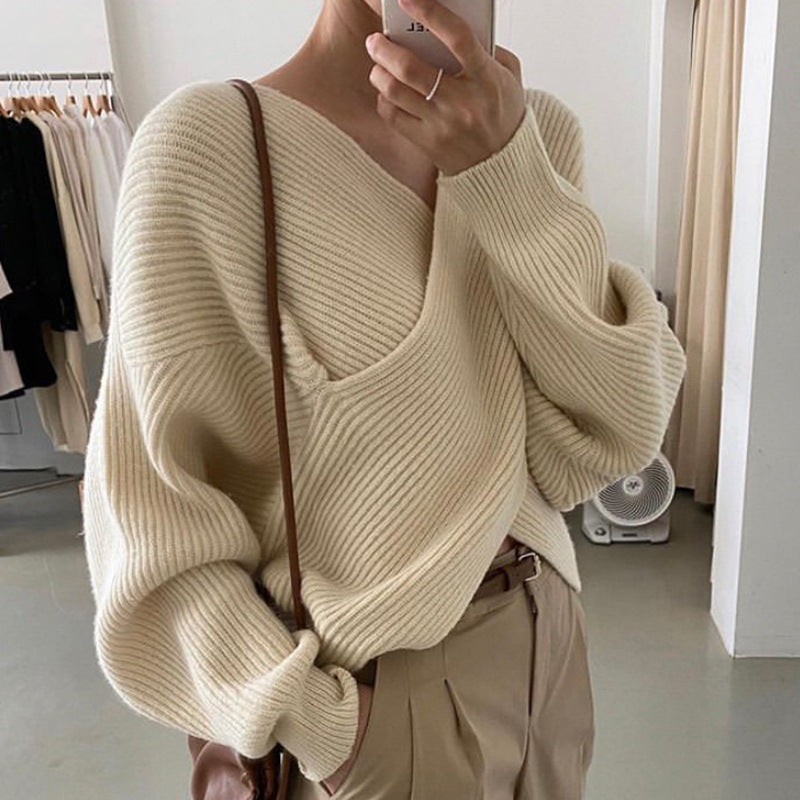Valestra™ | Pull in maglia incrociata chic