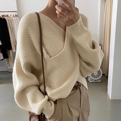 Valestra™ | Pull in maglia incrociata chic