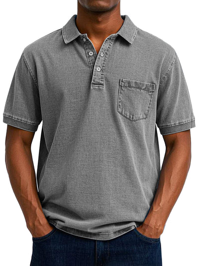 Valestra™ | Polo vintage casual da uomo