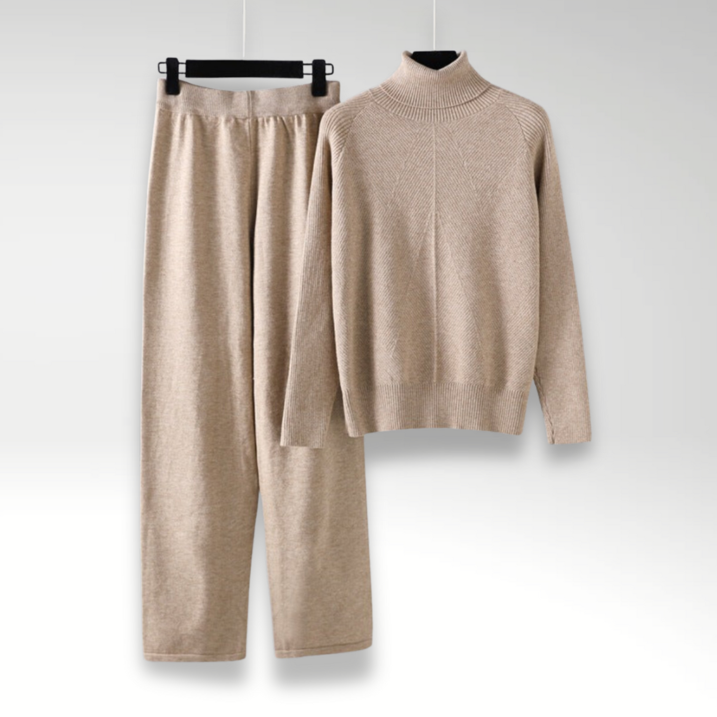Valestra™ | Completo due pezzi Lounge in maglia a treccia