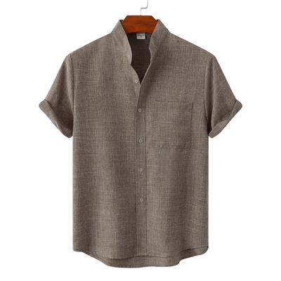 Savrani™ | Camicia in cotone unita con bottoni.
