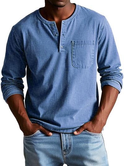 Savrani™ | Camicia Vintage a Maniche Lunghe
