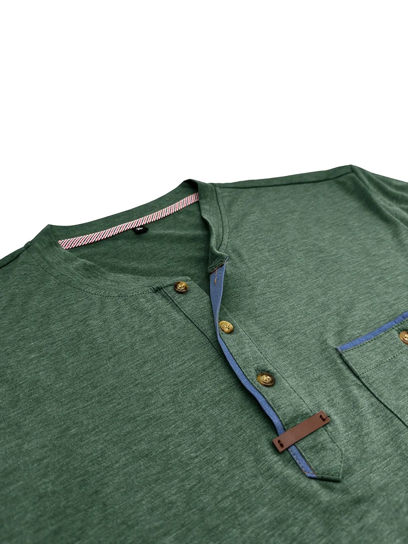 Valestra™ | T-shirt elegante con colletto rotondo e tasca