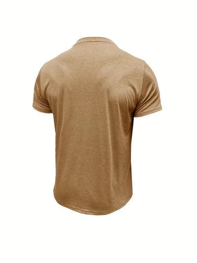 Valestra™ | T-shirt elegante con colletto rotondo e tasca