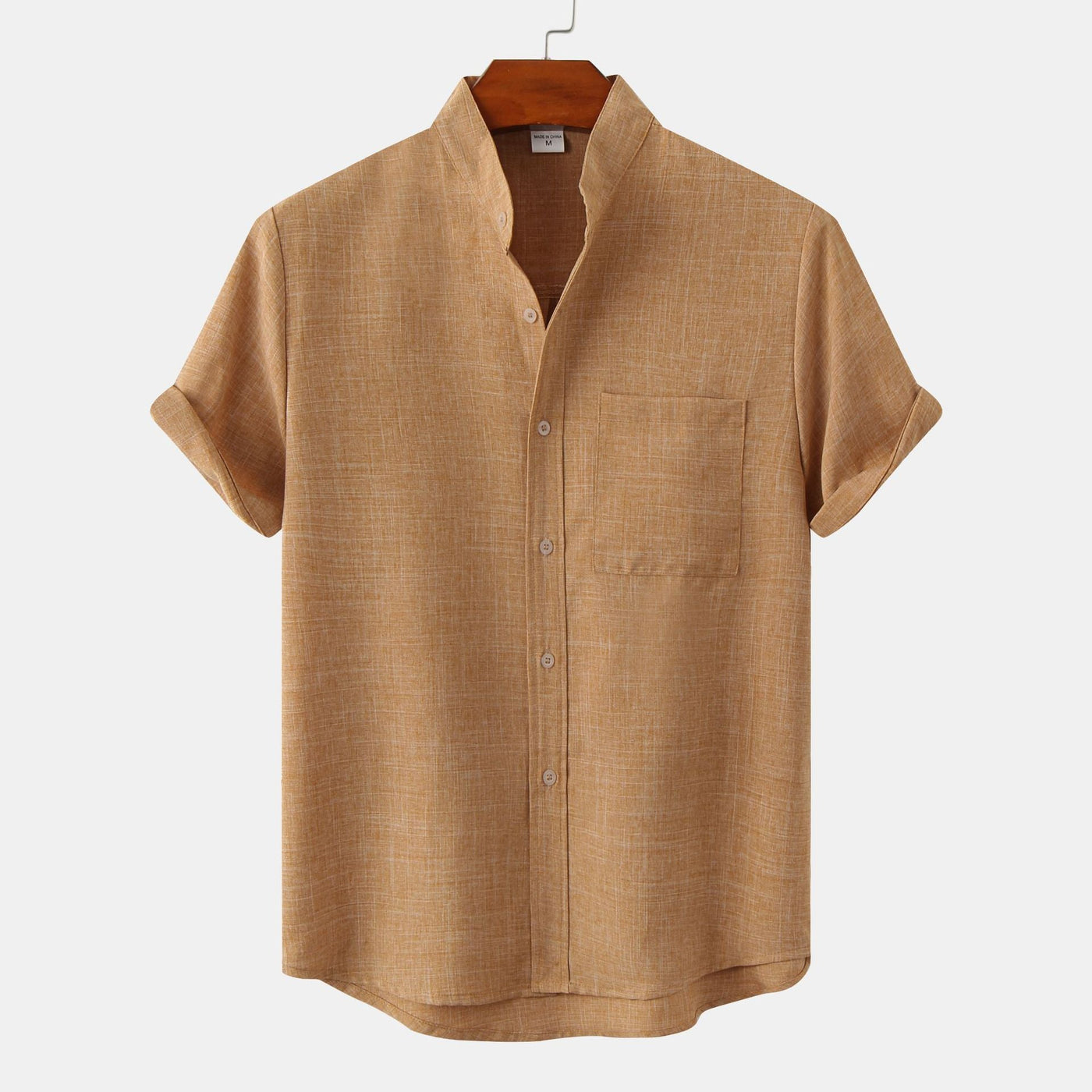 Savrani™ | Camicia in cotone unita con bottoni.