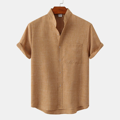 Savrani™ | Camicia in cotone unita con bottoni.