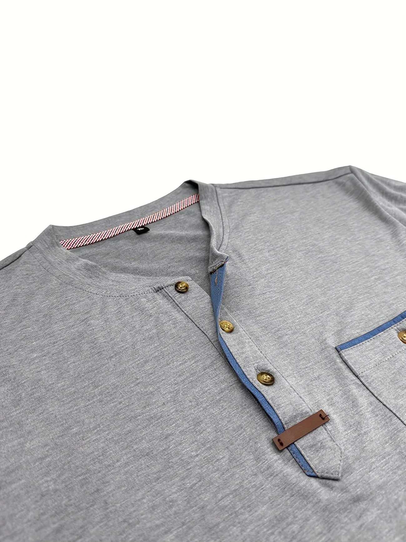 Valestra™ | T-shirt elegante con colletto rotondo e tasca