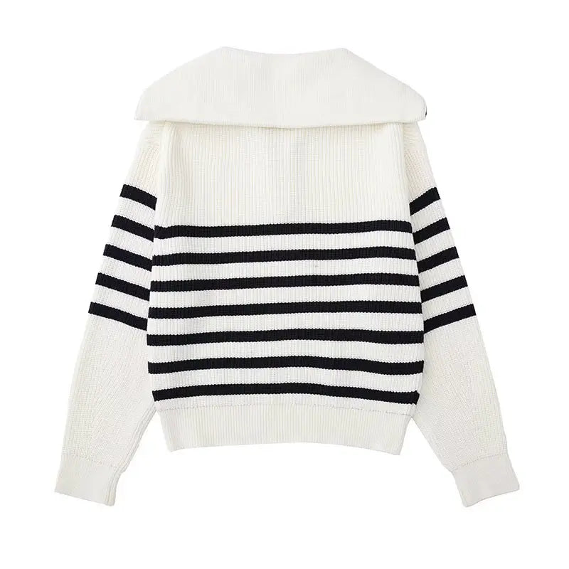 Valestra™ | Maglione a righe con zip