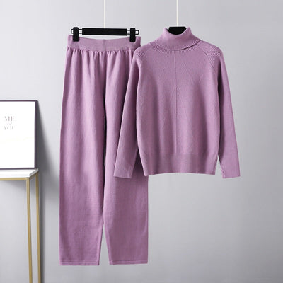 Valestra™ | Completo due pezzi Lounge in maglia a treccia