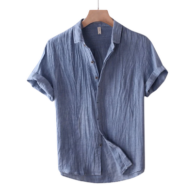 Savrani™ | Camicia elegante a maniche corte con bottoni