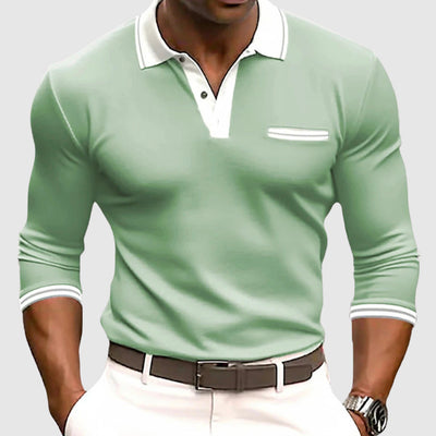 Savrani™ | Camicia con dettagli eleganti a contrasto