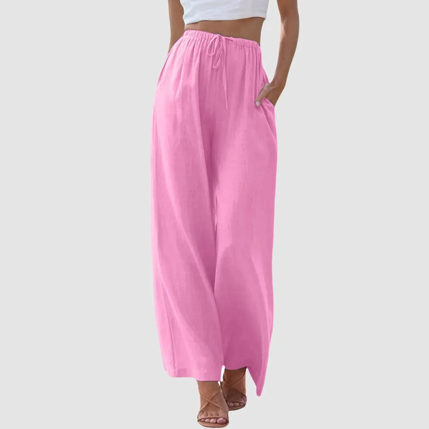 Valestra™ | Pantaloni comfort a gamba larga e vita alta