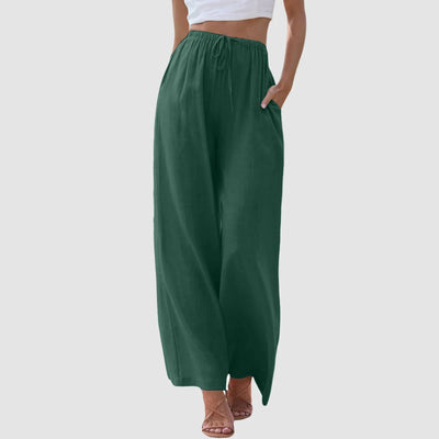 Valestra™ | Pantaloni comfort a gamba larga e vita alta