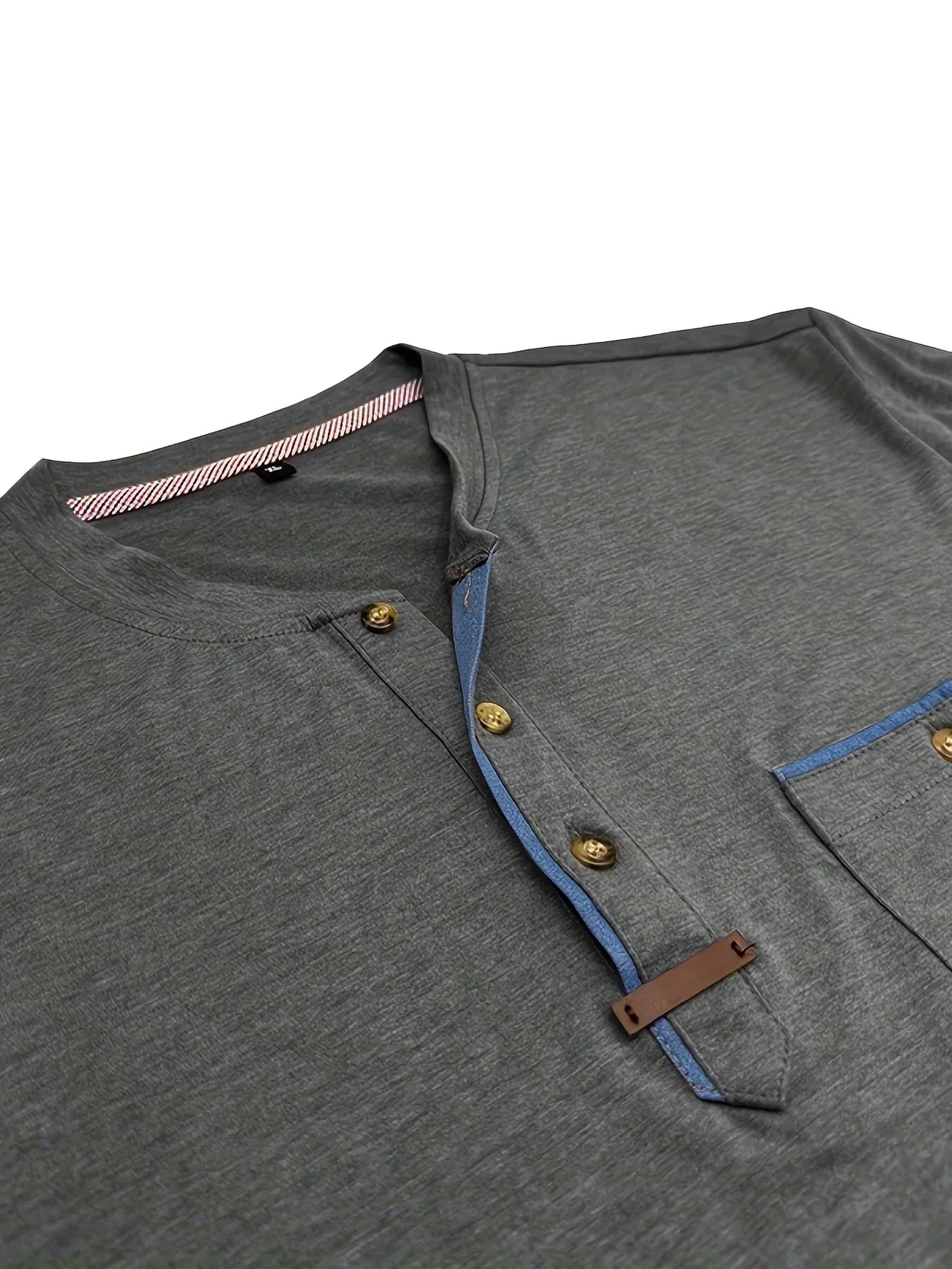 Valestra™ | T-shirt elegante con colletto rotondo e tasca