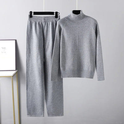 Valestra™ | Completo due pezzi Lounge in maglia a treccia