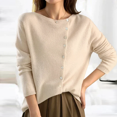 Valestra™ | Cardigan classico in maglia con bottoni
