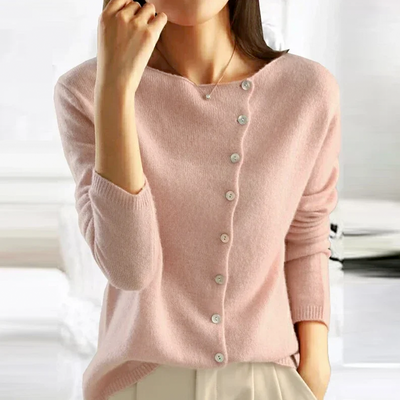 Valestra™ | Cardigan classico in maglia con bottoni