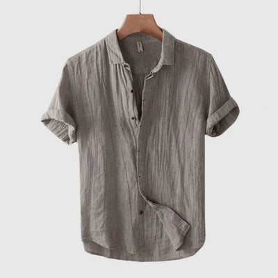 Savrani™ | Camicia elegante a maniche corte con bottoni